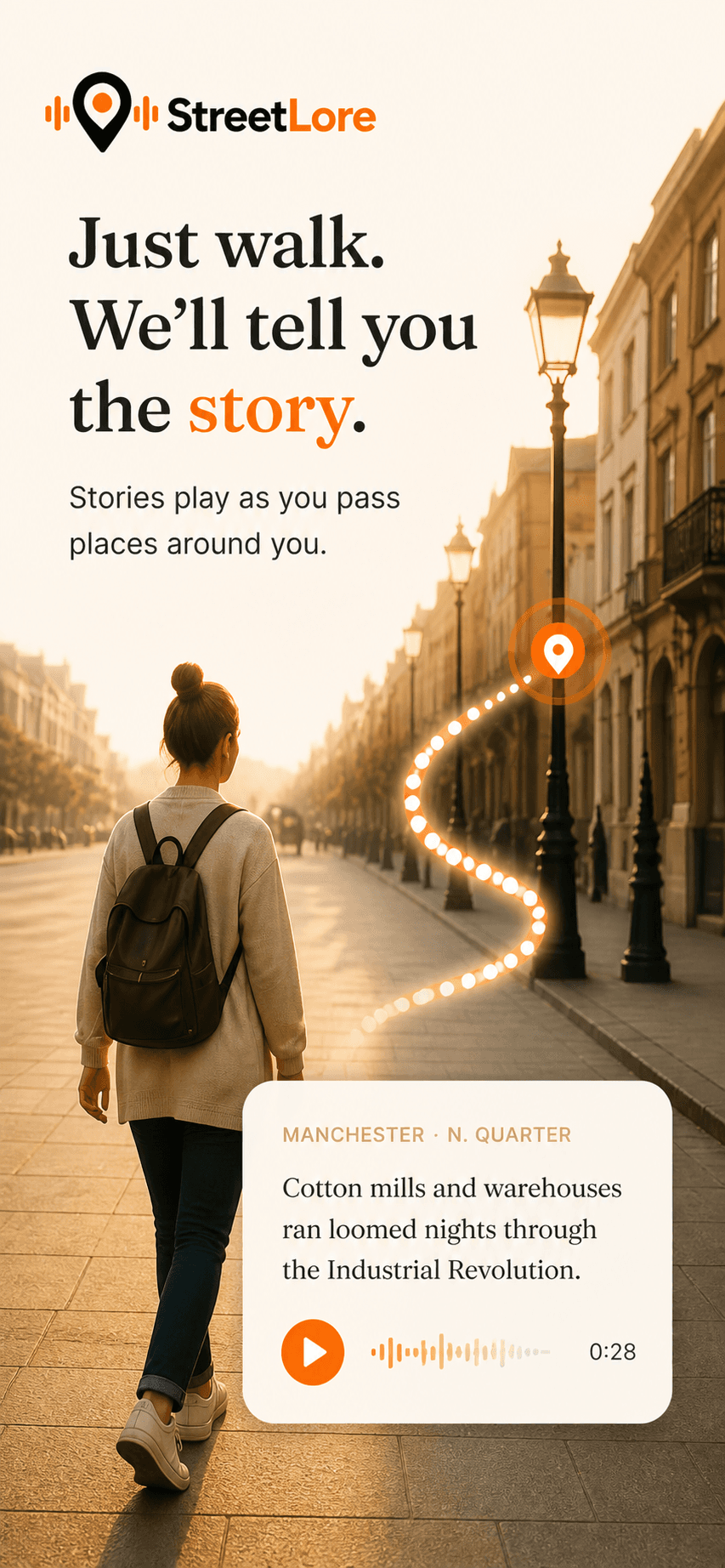 StreetLore — stories play as you walk