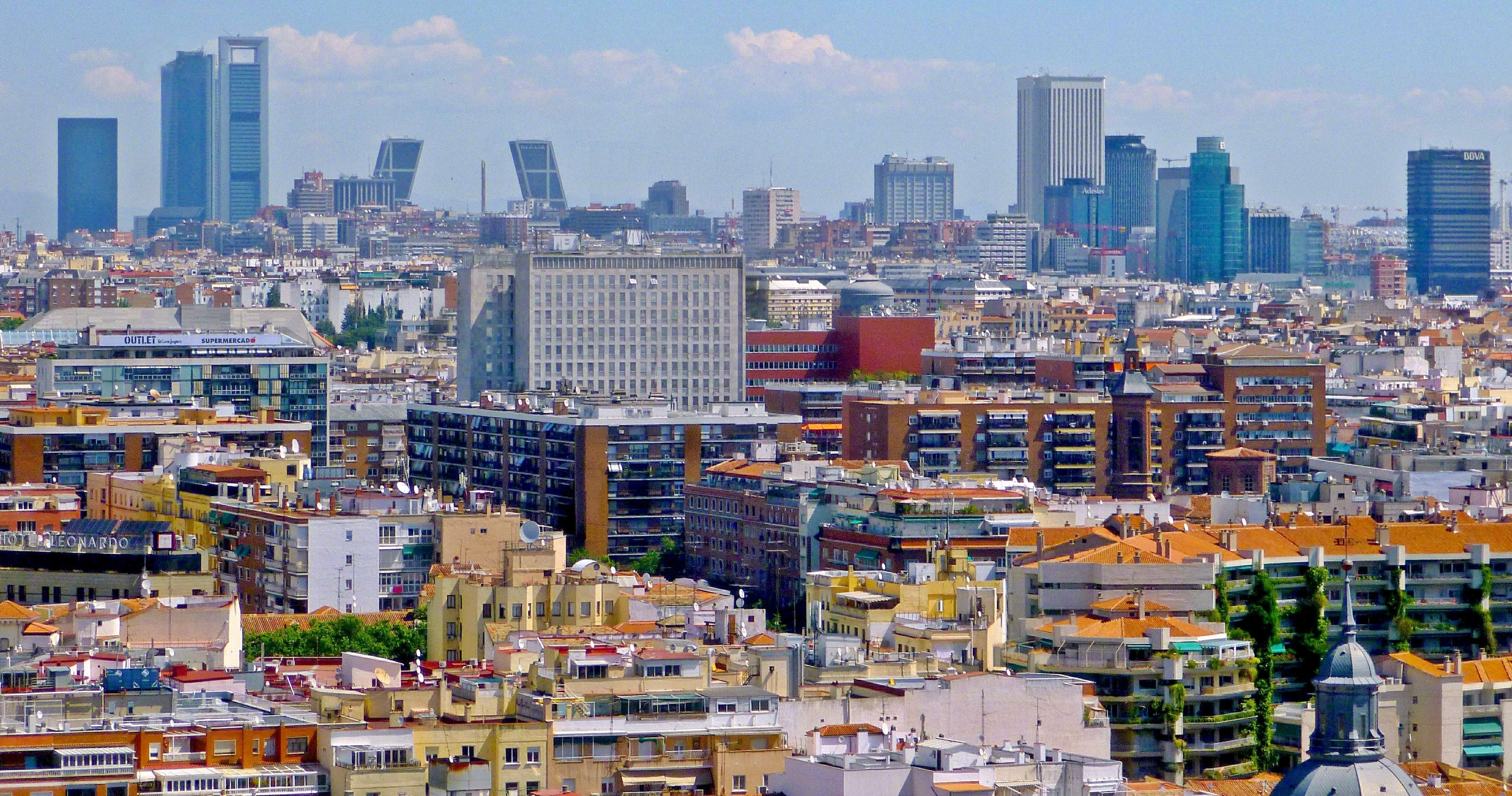 Madrid skyline