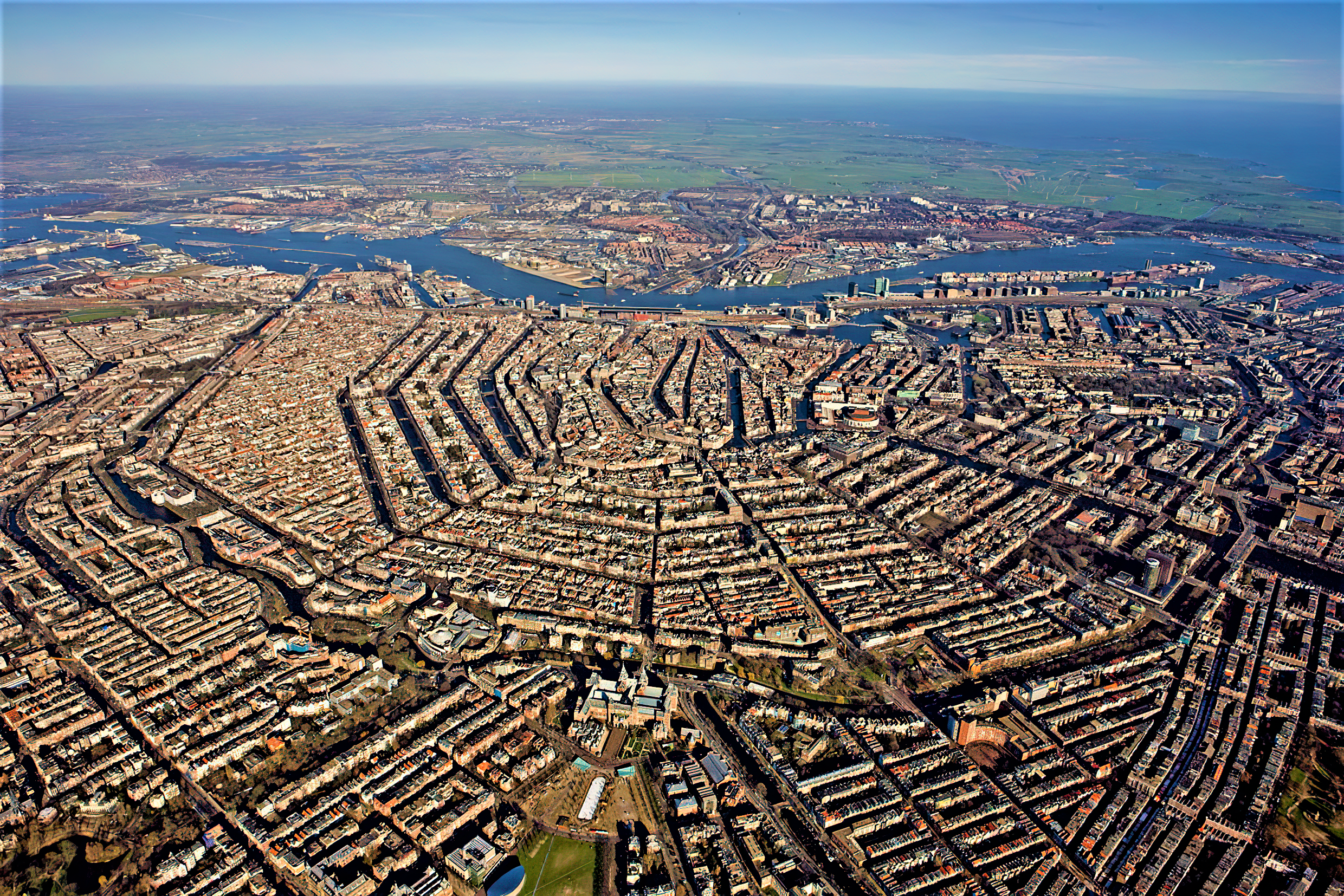 Amsterdam skyline